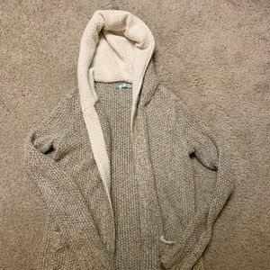 Hooded Sherpa sweater